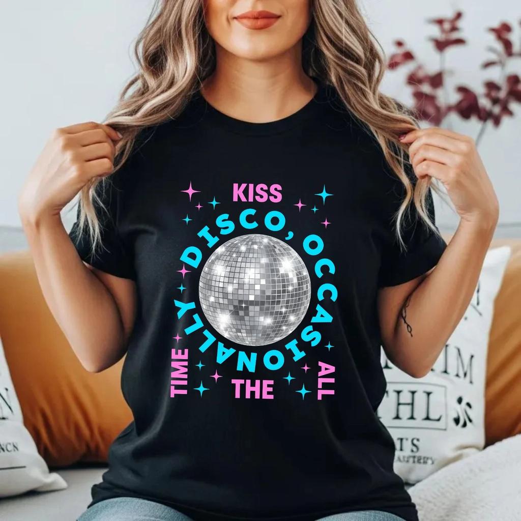 Harry Styles UK Tour 2026 T-T-Shirt Kiss All The Time Disco Occasionally Music Top