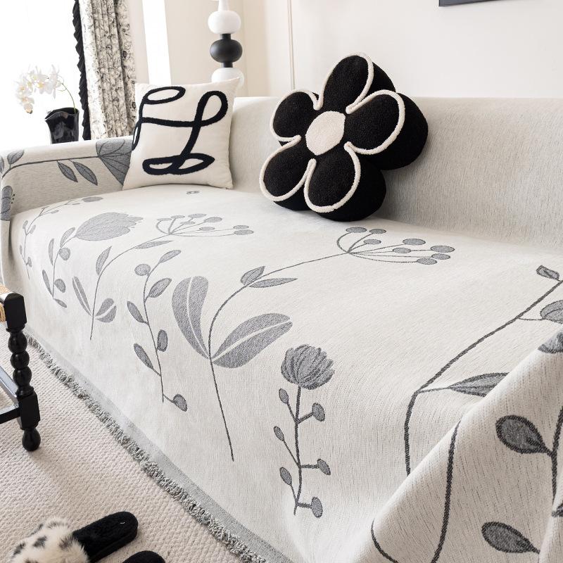 Sofa Towel Cover Cloth All-Inclusive Universal Four Seasons Universal Sofa Sofa Cover Non-Slip Cover Blanket Anti-Scratching