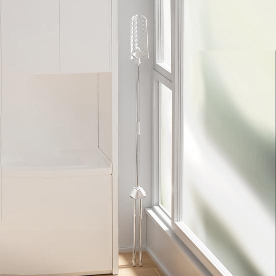 Складная вешалка для одежды с устойчивым основанием, компактная конструкция, гибкий кронштейн, портативная сушилка для одежды