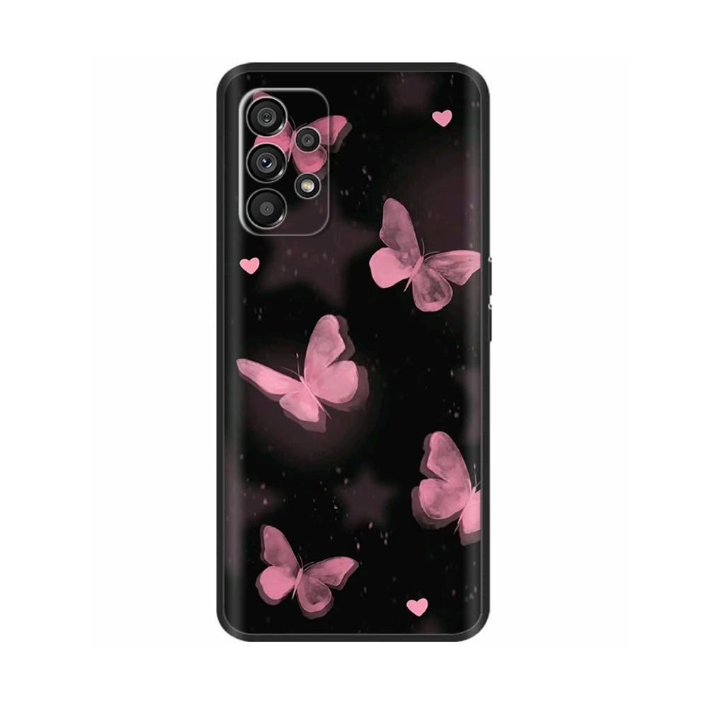 Phone Case For Samsung Galaxy A13 Cover Cute Butterfly Cat Shell Soft TPU Silicone Case For Samsung A 13 4G 5G Cases Funda Coque