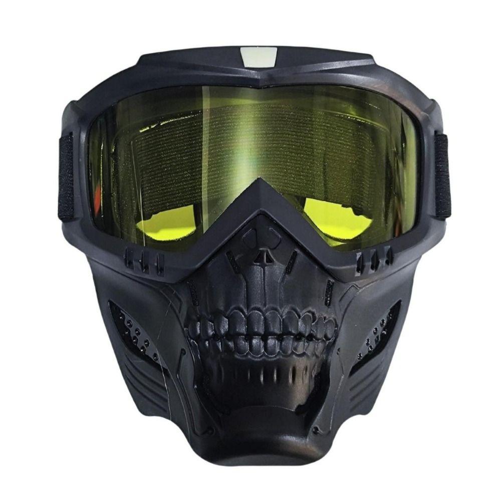 Наголовные очки Skull Head Мотоциклетные очки Защита глаз Мотокросс Skulls Mask Безопасность
