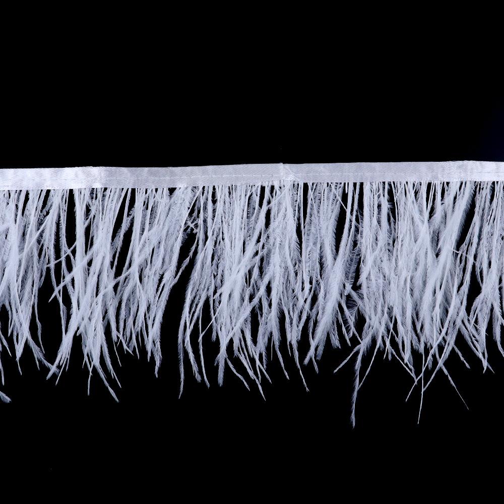 Кромка из страусиных перьев, материал из перьев своими руками, кружевная одежда, 10 м 