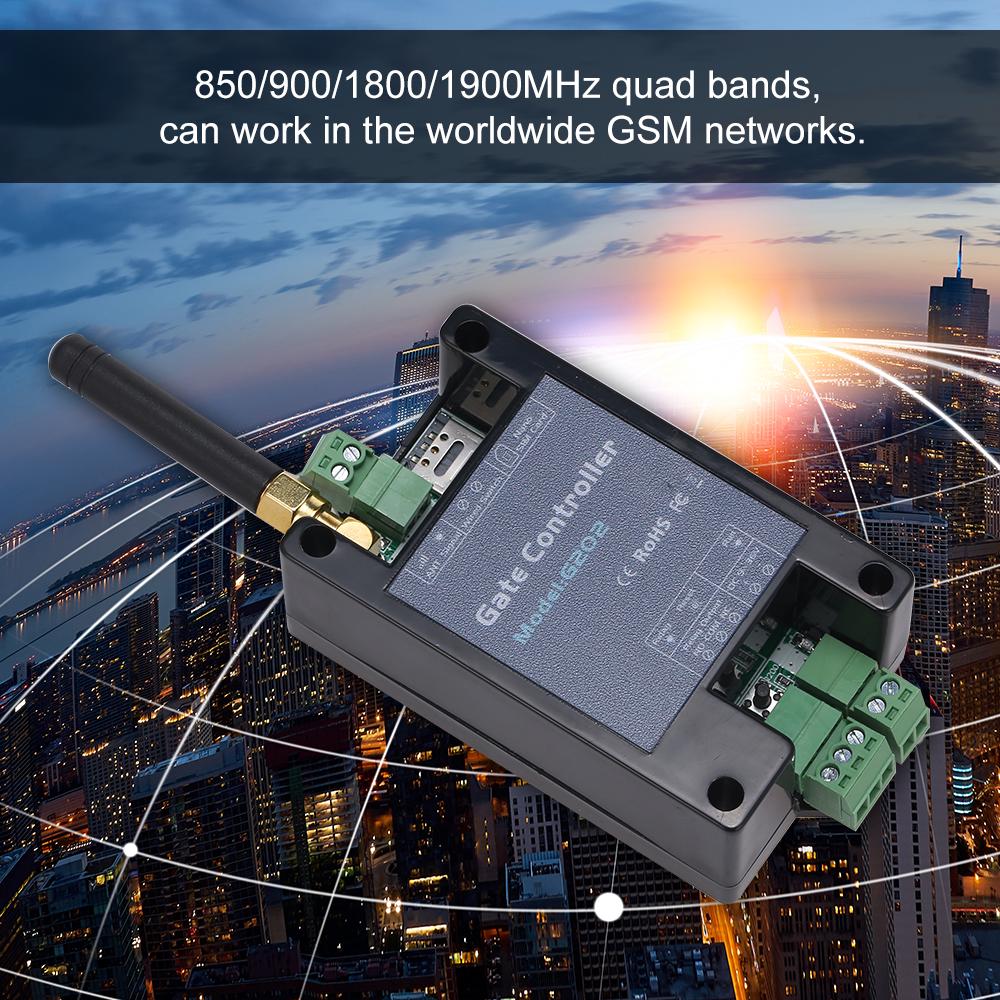 GSM устройство открывания дверей, дистанционное реле включения/выключения, дистанционное управление доступом к двери, беспроводное устройство открывания дверей по бесплатному вызову, SMS-команда 850/900/1800/1900 МГц