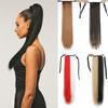 Long Straight Hair Clip In Tail Wig Ponytail Hairpin Artificial Ponytail Female Headpiece Two-color Ponytail