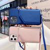 Wallet Cases with Crossbody Leather Strap Credit Card Holder Slot Shoulder Handbag Purse Wrist Strap Case Cover for iPhone Samsung Huawei OPPO