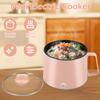Mini Electric Cooker Non-stick Cooking 1-2 People Household Electric Cooking Machine Multifunction for Noodles Porridge Soup