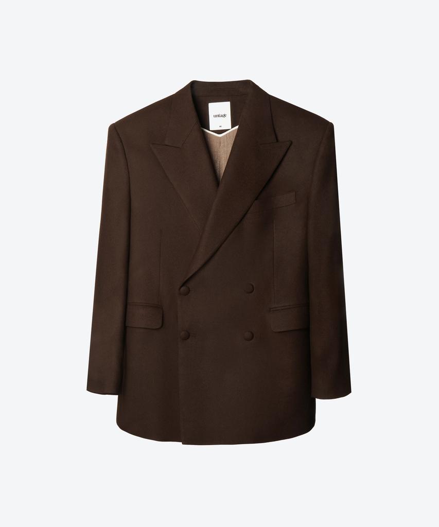 Untage Cashmere Double Jacket [Mocha Mousse (Unisex)]_Uth-Fb67