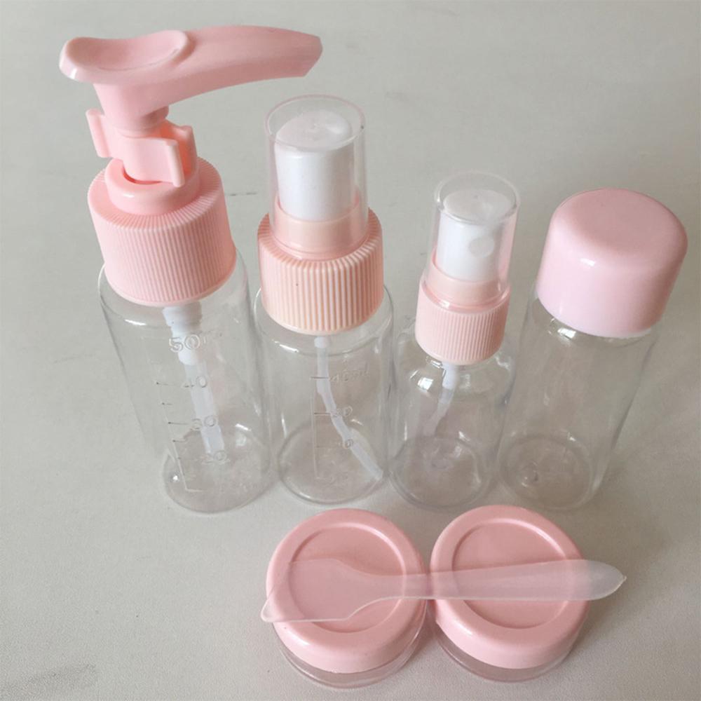 7PCS travel separate bottle spray bottle travel suit portable skin care moisturizing cosmetics storage bottle