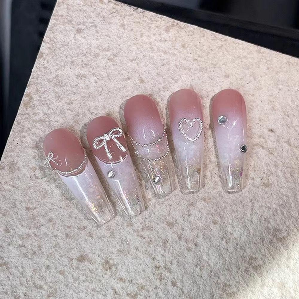 10Pcs/Bag Mini Love Nail Decals Alloy Manicure Accessories DIY Manicure Designs Supplies
