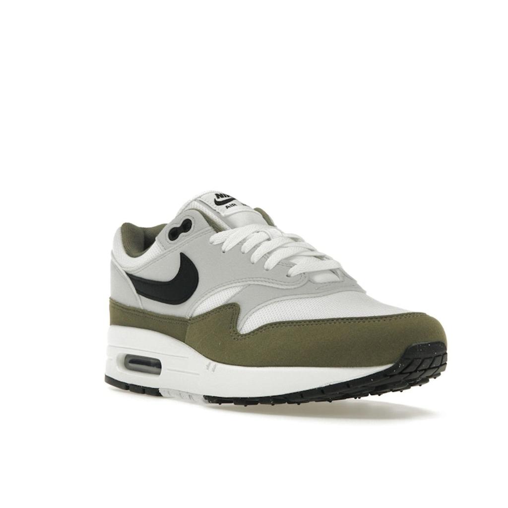 Nike Мужские кроссовки Air Max 1 Medium Olive White Black Pure-Platinum FD9082-102