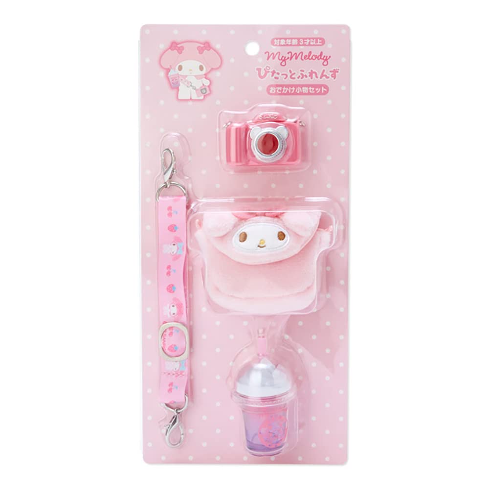 Sanrio (САНРИО) Набор аксессуаров для прогулок Sanrio My Melody My Melody Pitatto Friends Персонаж 5,5 x 1,5 x 4 см 510921 SANRIO