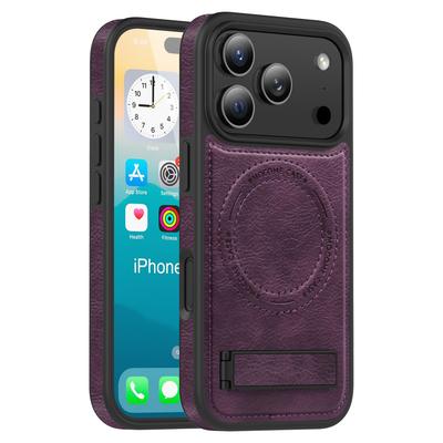 Для iPhone 11 12 13 14 15 16 17 Pro Ma/AIR 16E 16 15 Plus Чехол для беспроводной зарядки Кожаный чехол для телефона Защитная крышка