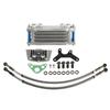 Motorcycle Oil Cooler Oil Radiator Kit For Honda Monkey Yamaha Kawasaki 50cc-140cc Pit Dirt Bike Scooter Moped Enduro Motocross