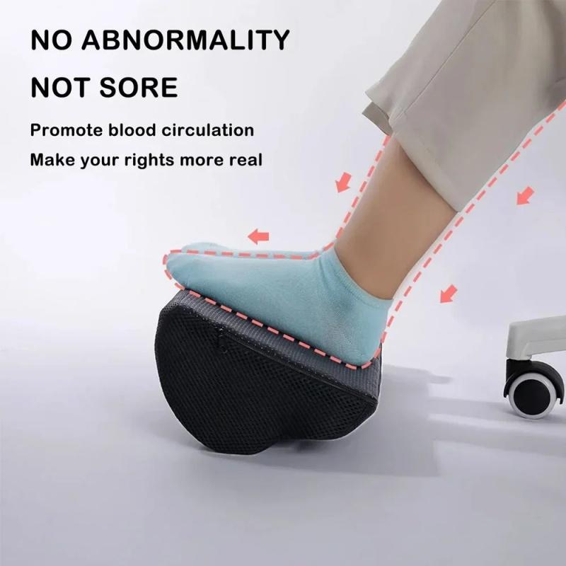 Semicircle Foot Pad Sofa Resting Leg Pad Side Sleeping Knee Footrest Home Office Work Foot Rest Cushion Ergonomic Feet Pillow