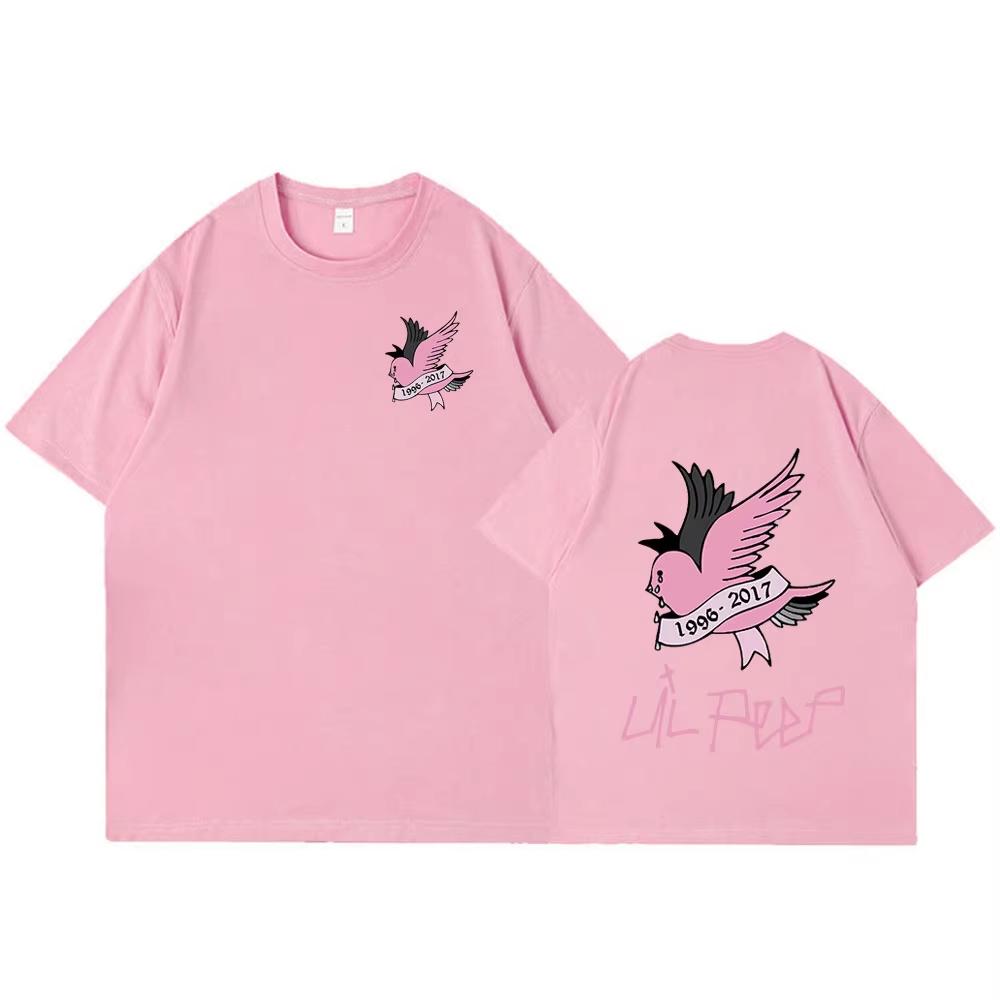 2026 Хип-хоп исполнитель Lil Peep Мужская рубашка Летняя с принтом альбома CryBaby Футболка Женская Y2K Хип-хоп Футболка с коротким рукавом