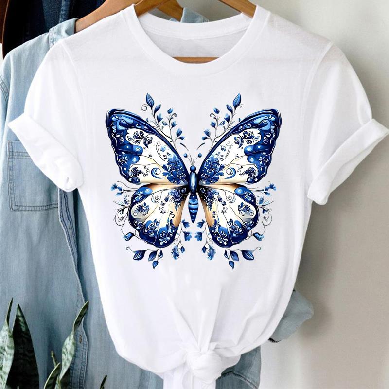 (Азиатский размер) lip стиль 90-х милый принт женская женская футболка верхняя одежда повседневная цветочная мода короткий рукав футболка женская графическая футболка