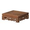 Pot Trays Footrest Wooden Support Wooden Flower Pot Tray Garden Potted Plant Base Incense Burner