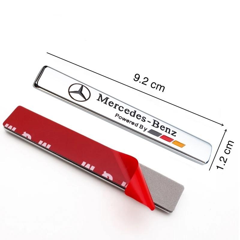 Premium 3D Metal Car Fender Trunk Badge Sticker Car Styling Decal For Mercedes Benz C200 C260 C300 CLA W211 W203 W204 W210 W124