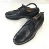 70s-80s Heinrich Dinkelacker Apollo Plain Toe Shoes Men’s 7G 25.5 Black(USED)