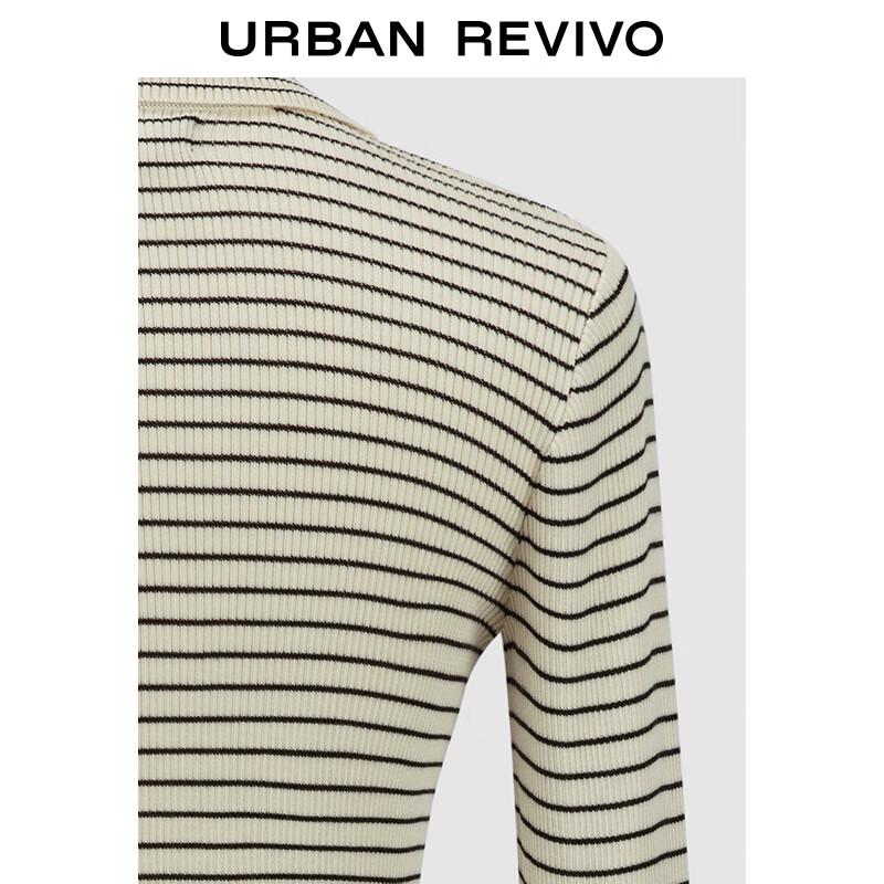 UR Women's Autumn Ribbed Lapel Knit Cardigan