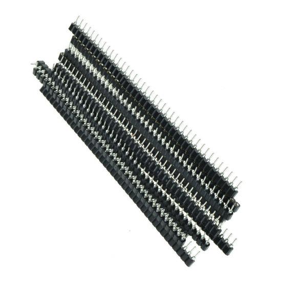 5 шт., шаг 2,54 мм, однорядный, гнездовой, 40-контактный разъем, разъем для печатной платы