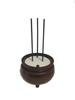 Safe Incense Sticks, Medium, Brown (Height 14.5cm X Diameter 8.1cm)