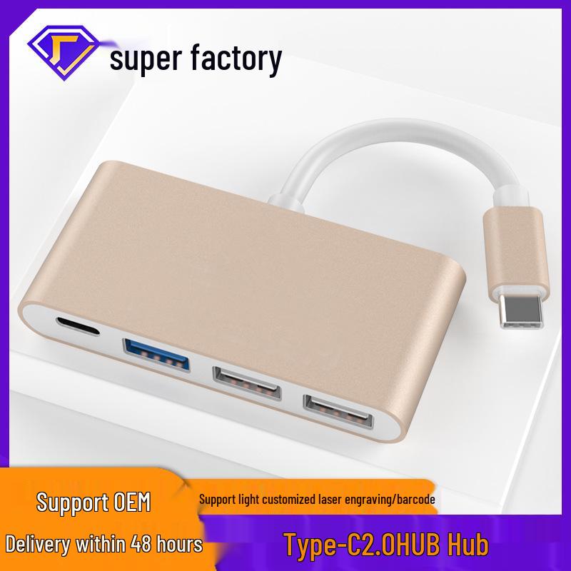 Док-станция USB-C: Многопортовый USB-хаб-адаптер-кабель Type-C на HDMI/VGA