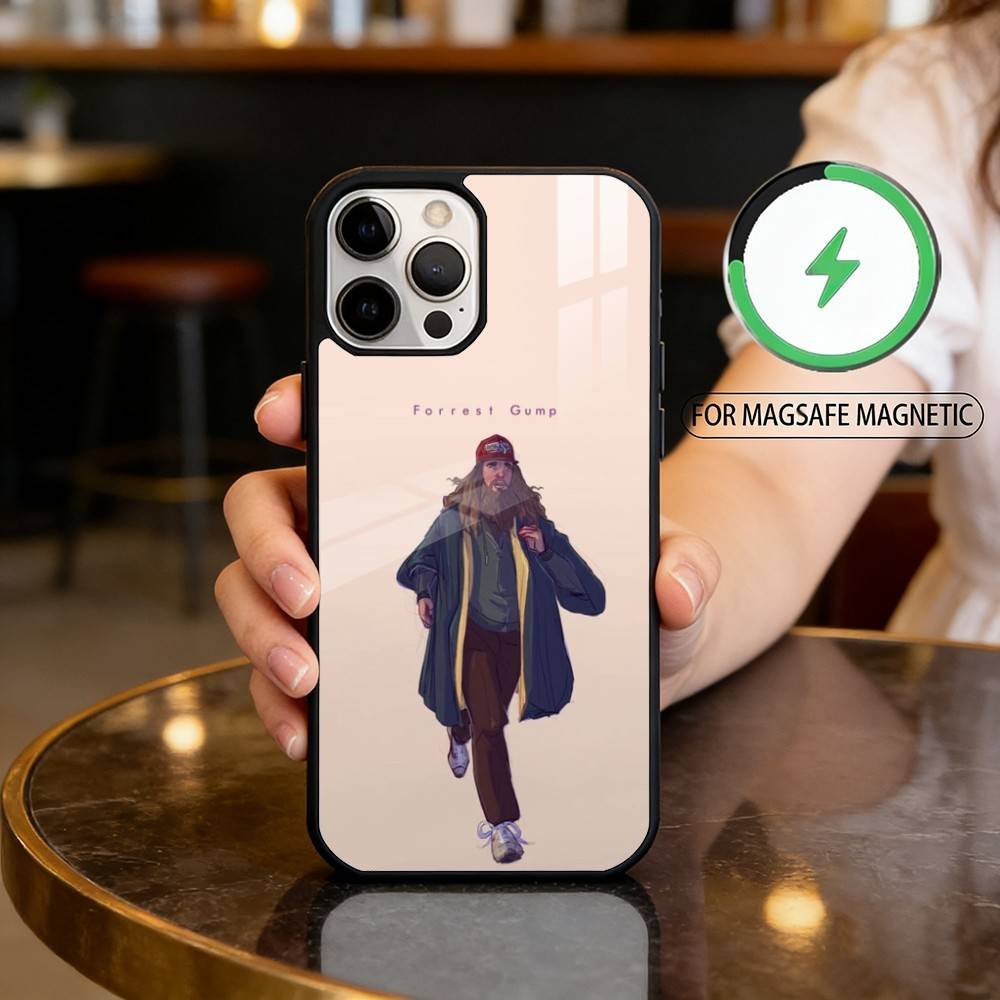Classic film Forrest G-Gump Phone Case For iPhone17,16,15,14,13,12,11 Plus,Pro Max Magnetic For Magsafe Wireless Charging