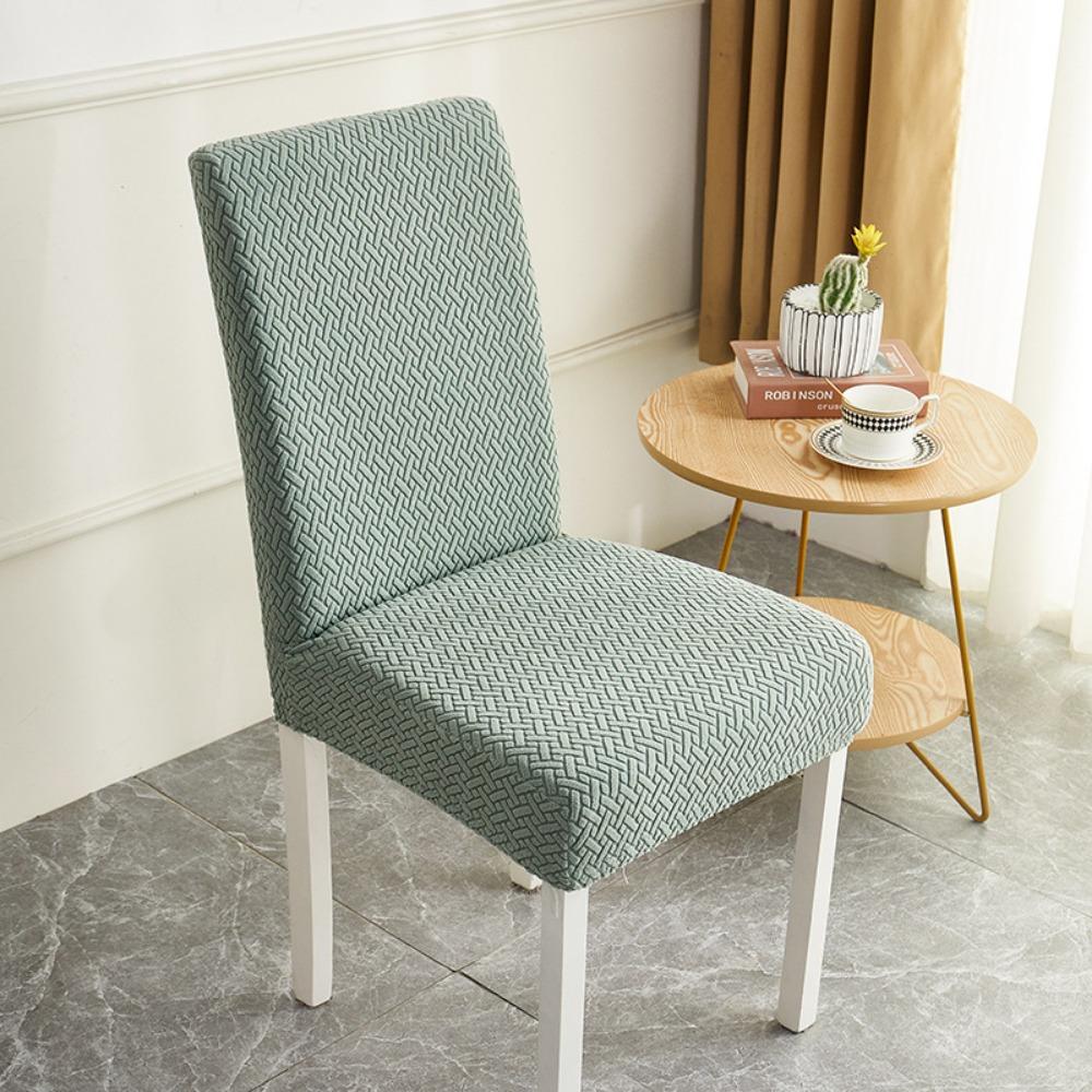 Elastic Chair Covers Set with Backrest Universal Stretch Dining Chair Slipcovers for Home Simple All Season Use