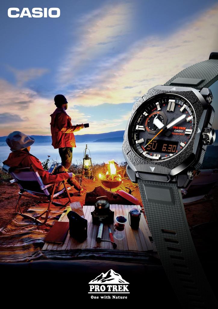 Часы Protrek Climber Line Radio Solar Biomass Plastic Gray [Casio] [] PRW-6900BF-1JF Мужские