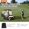VEVOR Golf Cart Enclosure, 420D Polyester Driving Enclosure with 4-Sided Transparent Windows