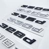 New Font Numbers Letters 316d 318d 320d 325d 328d 330d 335d GT ABS Emblem for BMW 3 Series E90 E46 F30 Car Trunk Logo