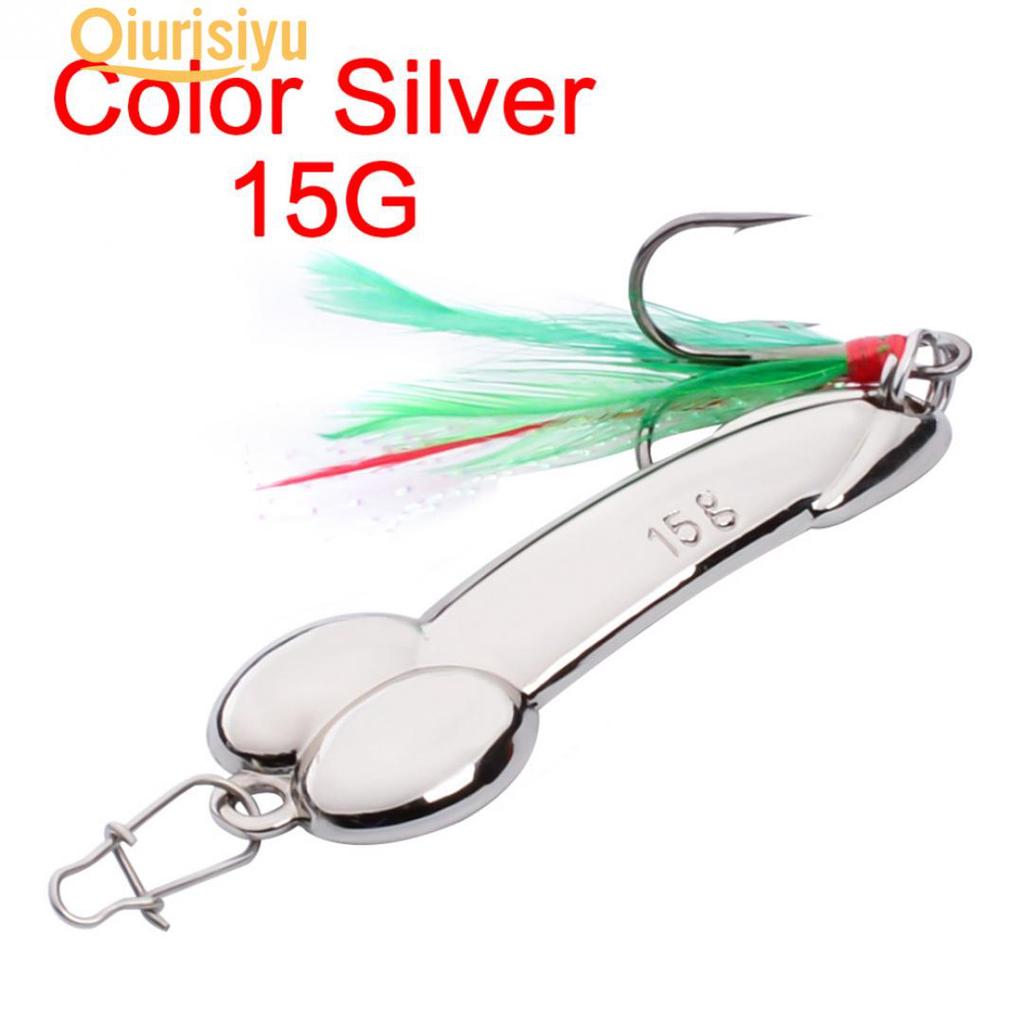 Рыболовная металлическая блесна пенис