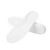 Full Length Inner Heightening Shoe Insoles Elastic Breathable Shock Absorbing Inserts for Sports White 39 40