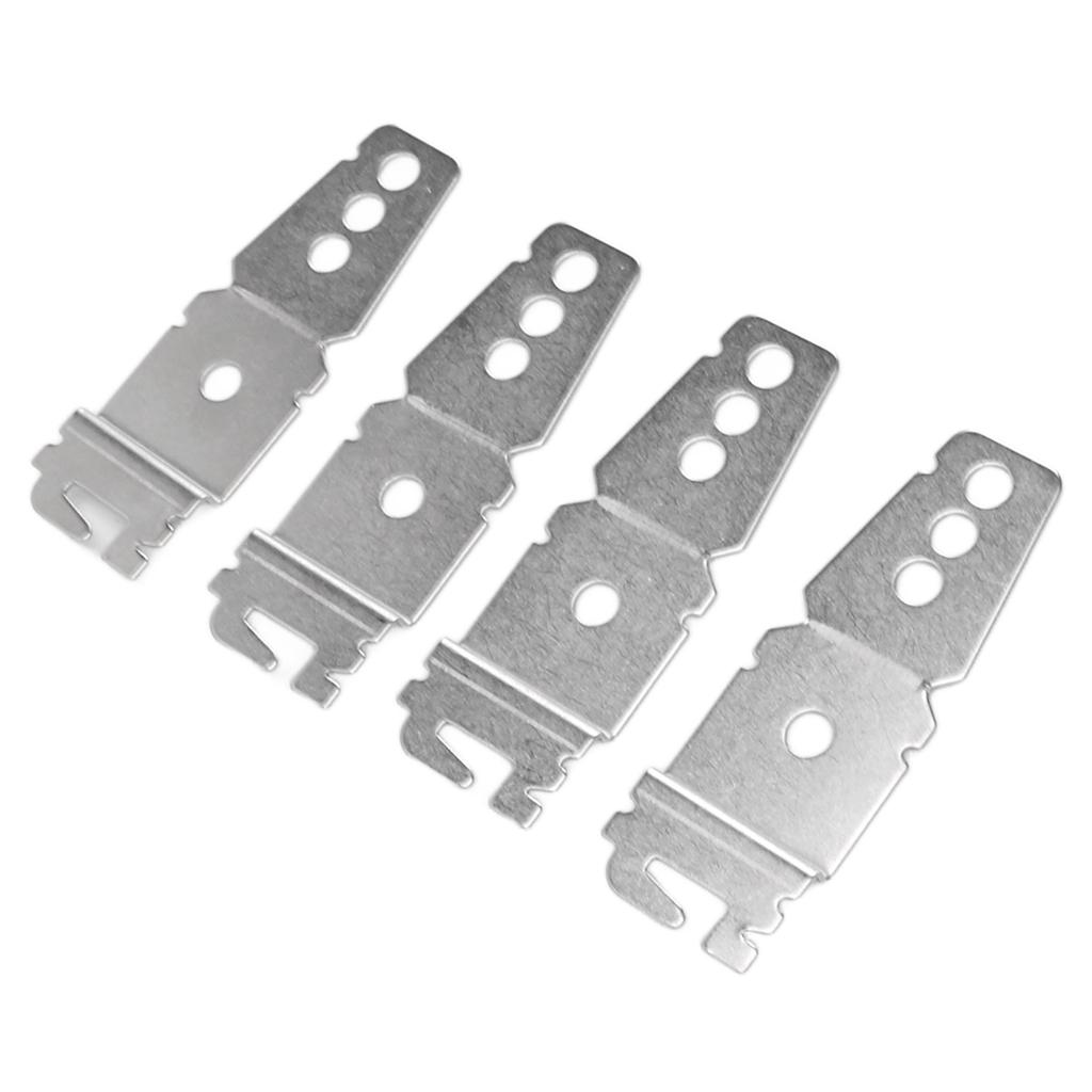 4 шт. Монтажный кронштейн для посудомоечной машины из нержавеющей стали с винтами для крепления посудомоечной машины под столешницей