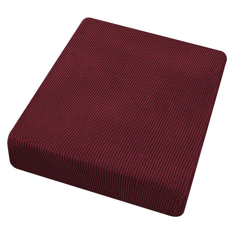 Stretchy Couch Seat Cushion Cover Soft Hand-feeling Easy To Fit Furniture Protector