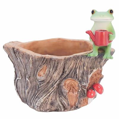 Tea Life Daikai copeu талисман лягушка лягушка Kopaw stump плантатор лягушка Ш12 Д10 В10 см Внутренний диаметр см 621553 Ш7.8 Д7.2