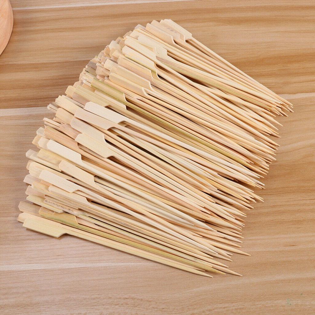 100 Pieces Of Skewers Barbecue Sticks Barbecue Fruit Tools Skewer Fruit Platter Skewer Barbecue Tool