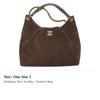 CHANEL HOBO Suede Effect With Calfskin And Lambskin Handbag Extra Large Women's Dark Brown AS6016-B22708-U3950