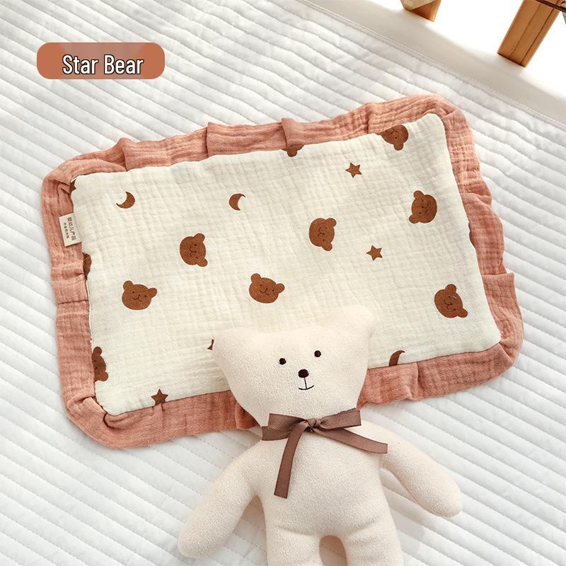 Облачная подушка из чистого хлопка класса А для новорожденных - Мягкая и уютная для всех сезонов