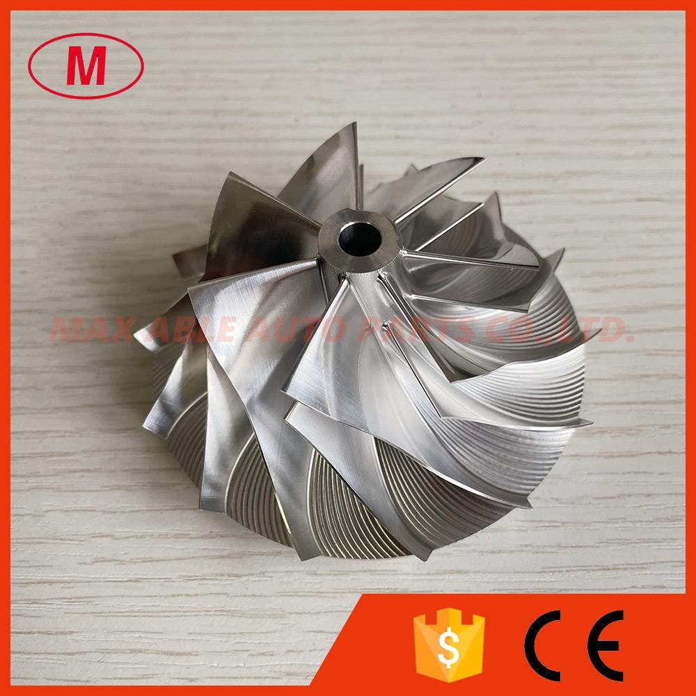 HX40 3594834 57.97/85.98mm 7+7 blades high performance Turbocharger billet compressor wheel for 3596787