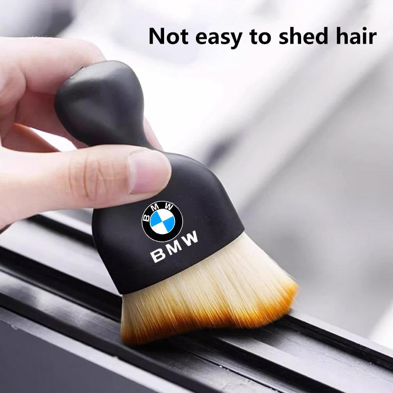 BAGC4 2026 Car Sticker Car Interior Cleaning Soft Brush Tool Dust Remover For BMW Performance Series X1 X5 G30 G20 E90 GT G06 G11 F20