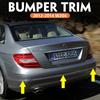 For 2012-2014 W204 Mercedes Benz C-Class C250 C300 C350 C63 AMG Rear Bumper Chrome Trim 2048852921 2048853021 2048853121
