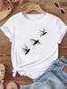 (Asian Size) Women T Shirt Letter Trend Cute 90s Style Short Sleeve Tee Top Clothing Fashion Print Lady Casual Female Graphic T-shirts