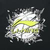 Li Ning Basketball Printed Round Neck Comfortable Fashion Short Sleeve Casual Sports Suit Unisex Suit Black AHSUA05-2+YAPV001-1