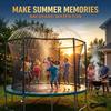 8/10/12/15m Trampoline Sprinkler Drip Irrigation Lawn Sprinkler Water Ring  Outdoor Use