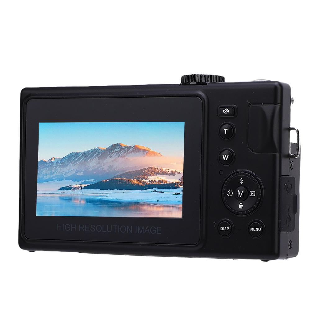 4K Digital Camera for Photography Auto 6 P HD Camera with 10 Filters Front Flash 3 Inch Screen
