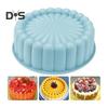 Силиконовая форма для торта, гибкая, большая, круглая, формы для хлеба, духовка, микроволновая печь, посудомоечная машина, многоразовая кухонная форма для выпечки тортов, хлеба, пирогов, тартов, желе