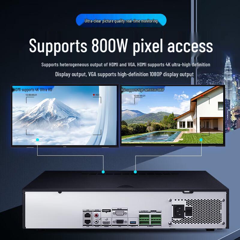 HIKVISION DS-88xxN-R8 Series 8-Bay Network Video Recorder CN plug (adapter included)