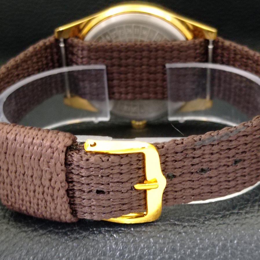 ШВЕЙЦАРСКИЕ МУЖСКИЕ МЕХАНИЧЕСКИЕ ЧАСЫ С РУЧНЫМ ЗАВОДОМ, ВОССТАНОВЛЕННЫЕ, С КОРИЧНЕВЫМ ЦИФЕРБЛАТОМ a430243-2 R102-a430243